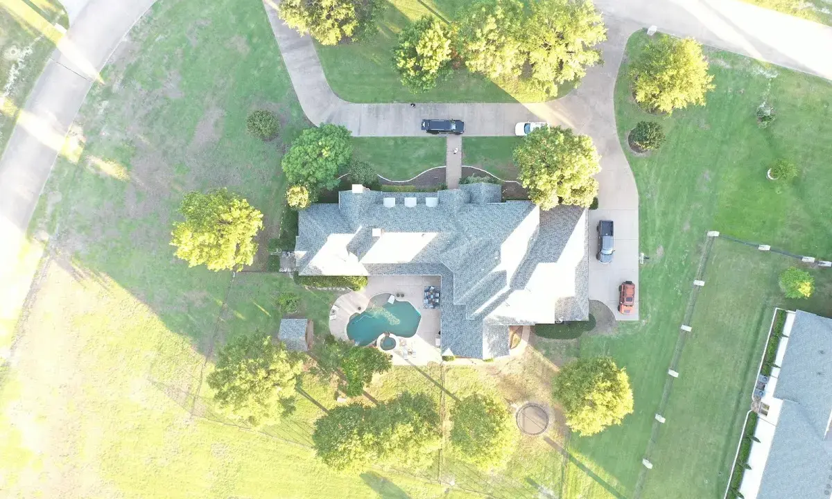 New shingle roof installation on a home in Hendersonville